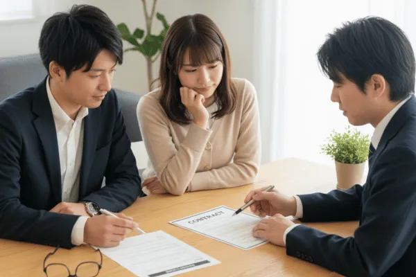 契約書にサインするイメージ