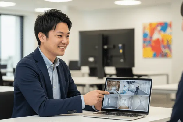 職人が屋根を修理しているイメージ